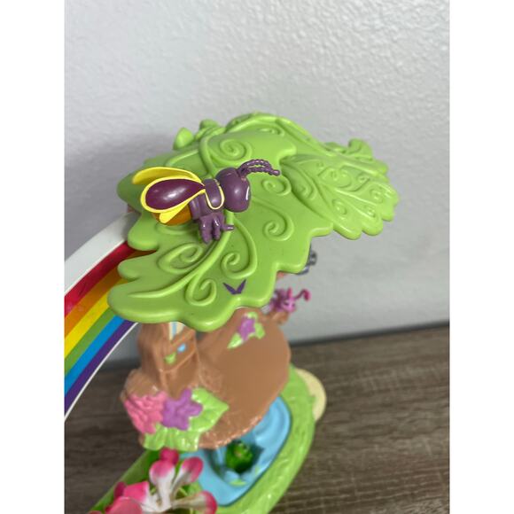 Disney Jakks Pacific 2010 Rainbow Treehouse Playset Fairies Flowers Works - Picture 8 of 13